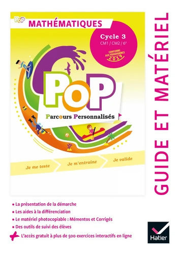 POP - Maths Cycle 3 Ed. 2019 - Guide pédagogique + accès numérique - Olivier Blond-rzewuski - Livre