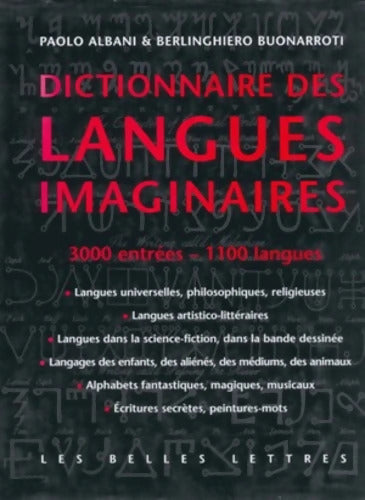 Dictionnaire des langues imaginaires - Paolo Albani - Livre