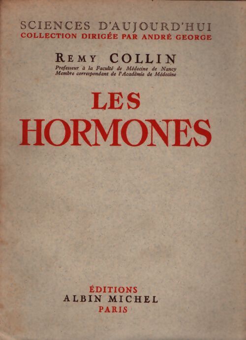 Les hormones - Remy Collin - Livre