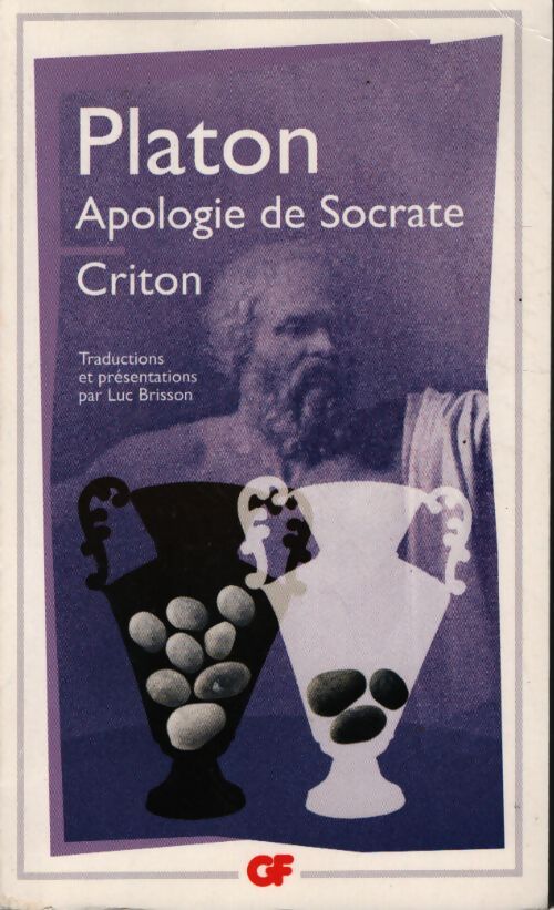 Apologie de socrate - criton - Platon - Livre