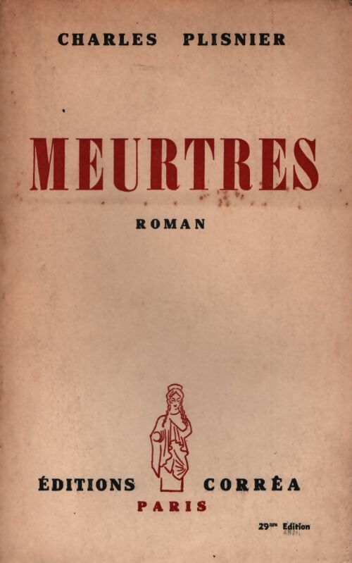 Meurtres  - Charles Plisnier - Livre