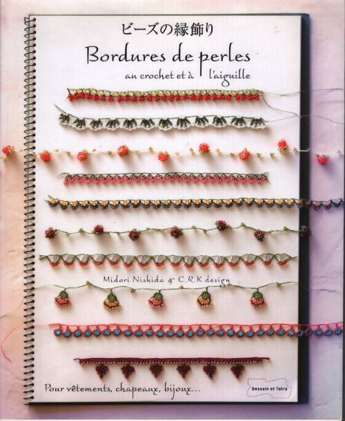 Bordures de perles au crochet et à l'aiguille - Midori Nishida - Livre
