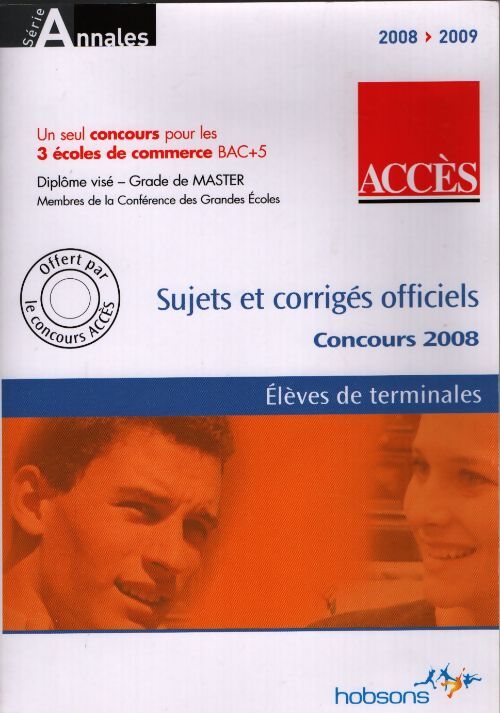 Accès sujets et corrigés concours 2008 - Didier Visbecq - Livre