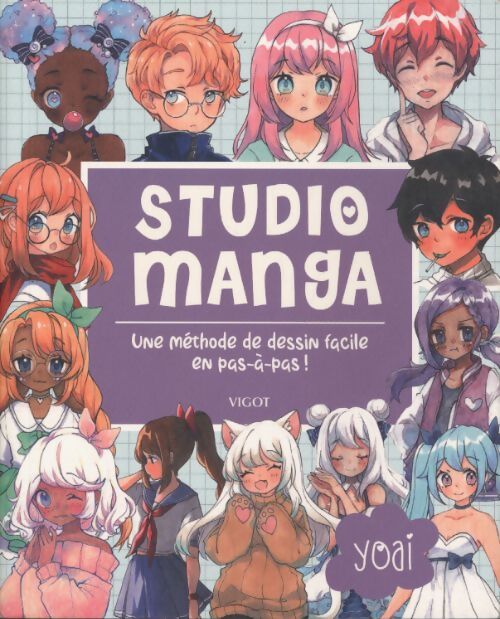 Studio manga : Une méthode de dessin facile en pas-à-pas - Yoai - Livre