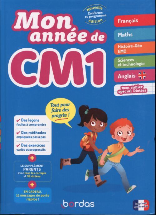 L'année de CM1 - toutes les matières - edition 2020 - Collectif - Livre