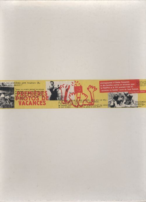 Premières photos de vacances - Olivier Pasquiers - Livre