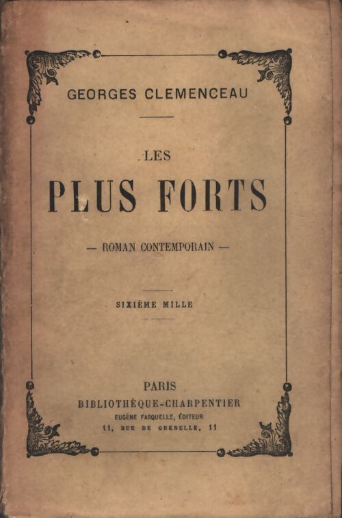 Les plus forts - Georges Clémenceau - Livre