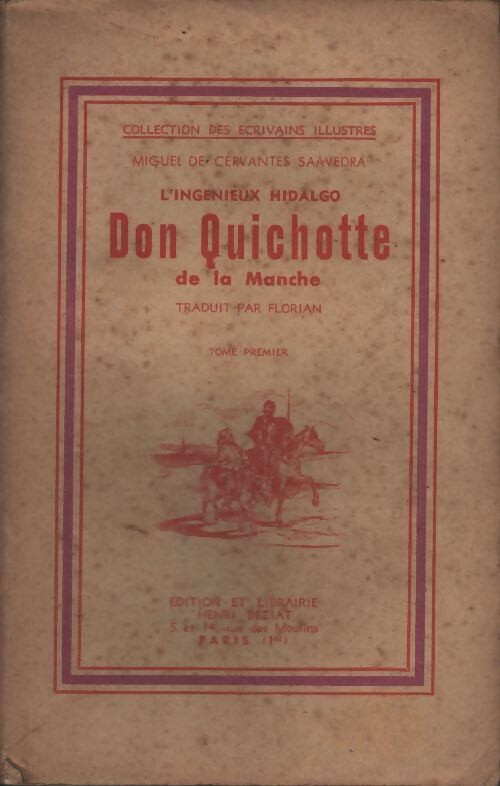 Don Quichotte de la Manche Tome I - Michel Cervantès - Livre