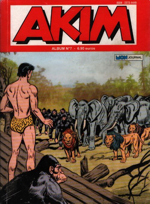 Akim - album (3ème série) n°7 - Collectif - Livre
