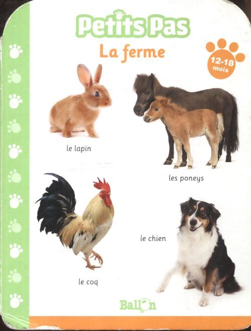 Petits pas - la ferme 12-18 - Inconnu - Livre
