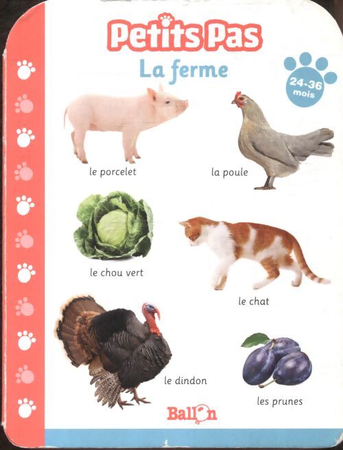 Petits pas - la ferme 24-36 - Inconnu - Livre