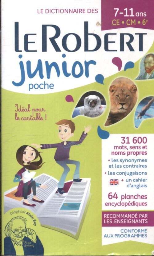 Dictionnaire le robert junior poche - 7/11 ans - ce-cm-6e - Collectif - Livre