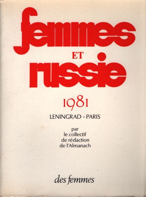 Femmes et Russie 1981 - Collectif - Livre
