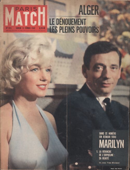 Paris Match n°566 : Alger / Marilyn - Collectif - Livre