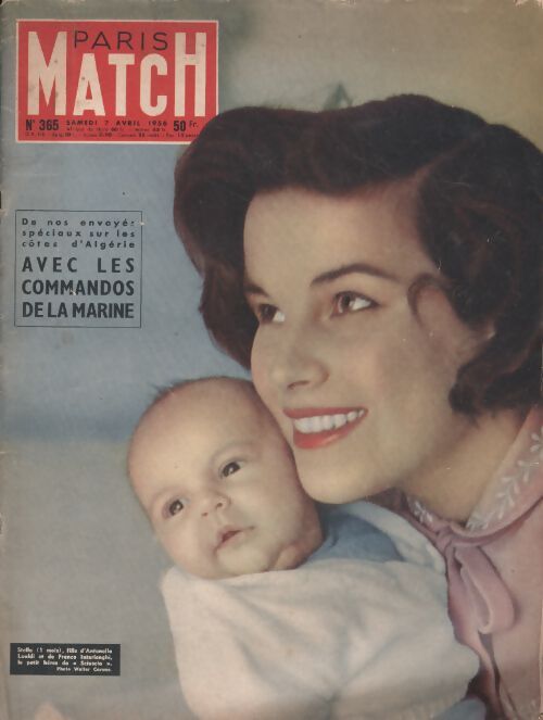 Paris Match n°365 : Avec les commandos de la marine - Collectif - Livre