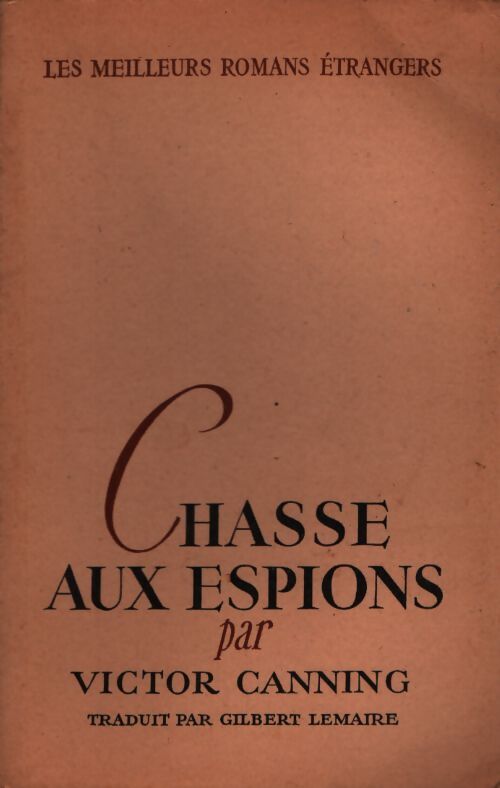 Chasse aux espions - Victor Canning - Livre