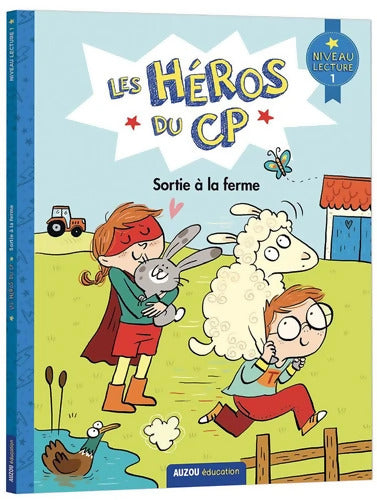 Les héros du CP - premières lectures niveau 1 Sortie à la ferme - Marie Martins - Livre