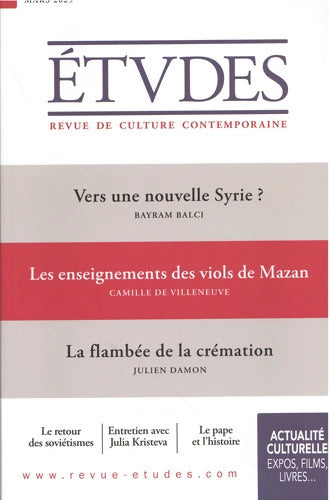études 4324 - 03-25 : MARS 2025 - Collectif - Livre