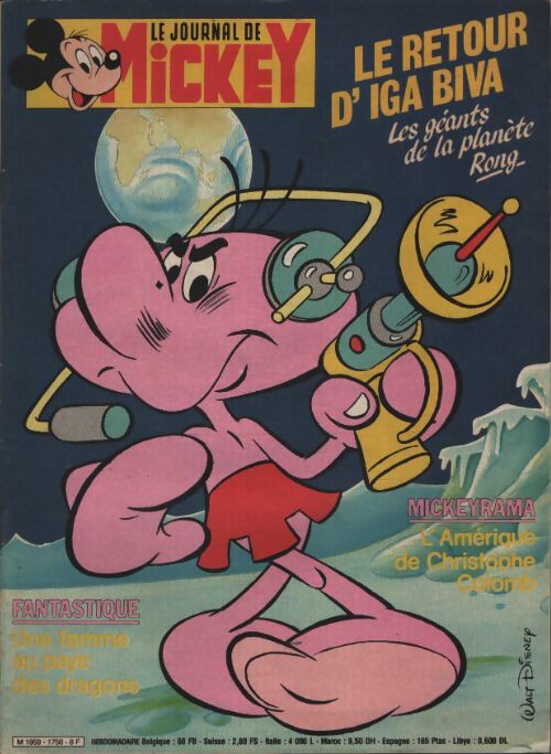 Le journal de Mickey n°1756 : Le retour d'Iga Biva - Collectif - Livre