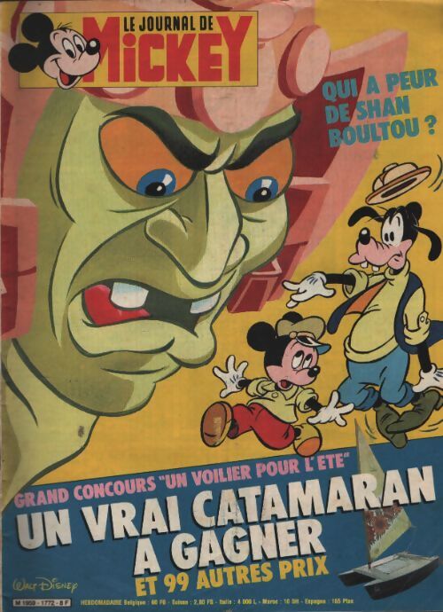 Le journal de Mickey n°1772 : Qui a peur de Shan Boultou ? - Collectif - Livre
