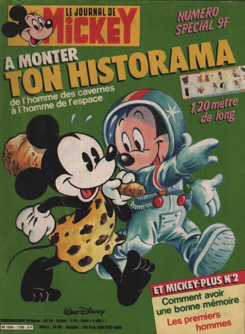 Le journal de Mickey n°1786 - Collectif - Livre