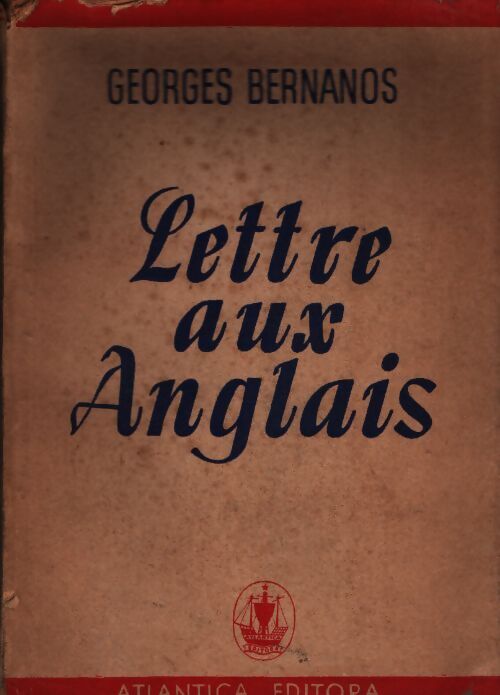 Lettre aux anglais - Georges Bernanos - Livre