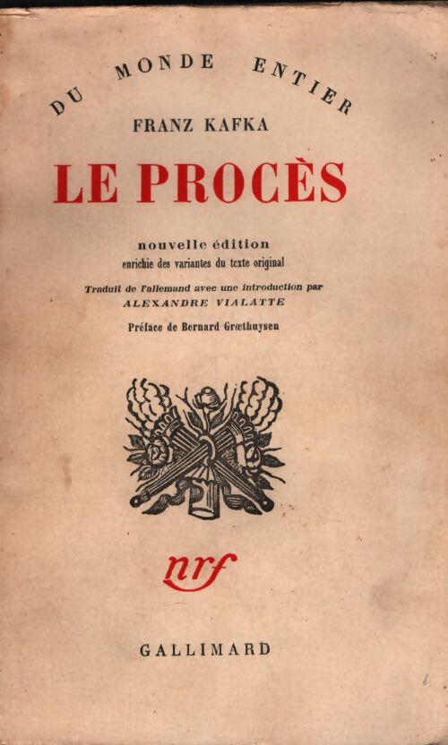 Le procès - Kafka - Livre