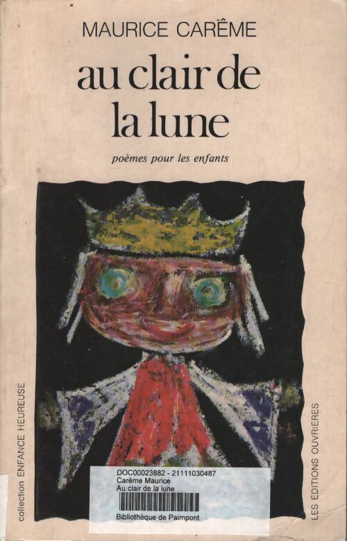 Au clair de la lune - Maurice Carême - Livre