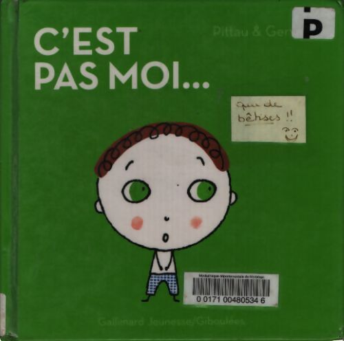 C'est pas moi - Francesco Pittau - Livre
