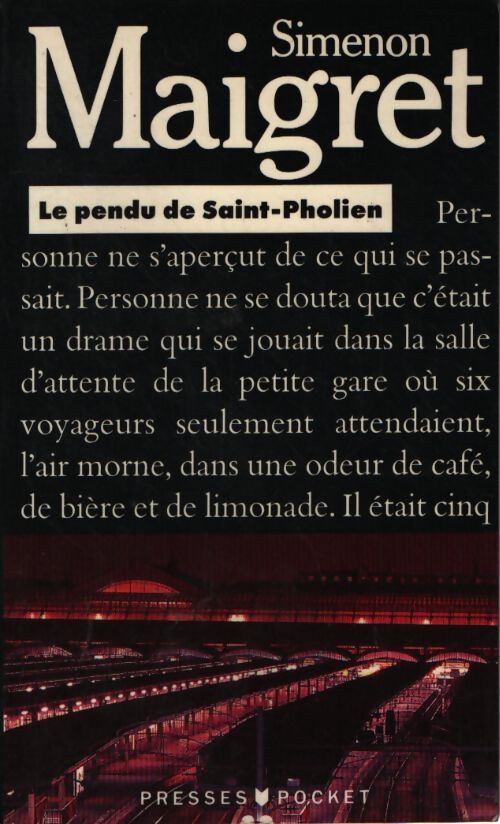 Le pendu de saint-phollien - Georges Simenon - Livre