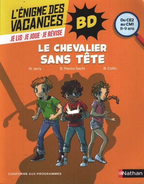Énigme des vacances bd - le chevalier sans tête - ce2/cm1 - Christelle Chambon - Livre