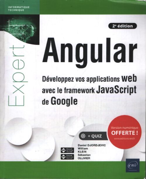 Angular : Développez vos applications web avec le framework javascript de google - Sébastien Ollivier - Livre