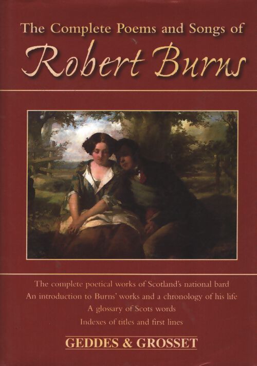 The complète poems and songs of robert burns - Robert Burns - Livre