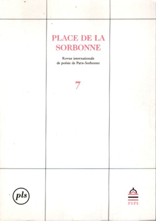 Place de la Sorbonne 7 - Collectif - Livre
