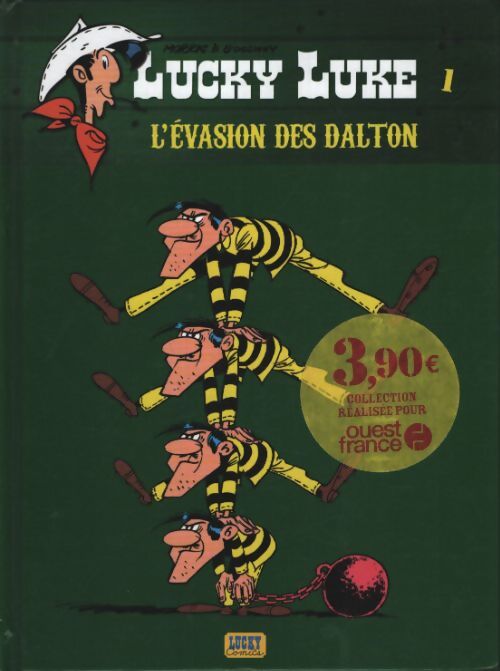 L'evasion des dalton ouest France - Goscinny - Livre