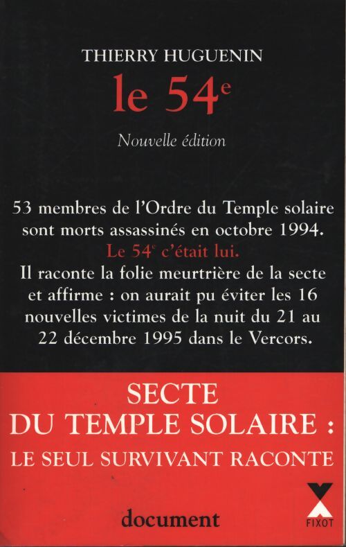 54e - Thierry Huguenin - Livre