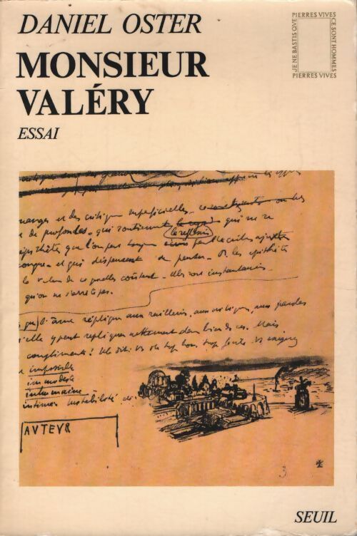 Monsieur valéry - Daniel Oster - Livre