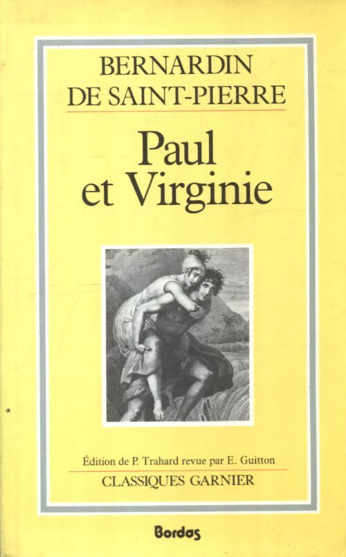 Paul et Virginie - Bernardin De Saint-Pierre - Livre