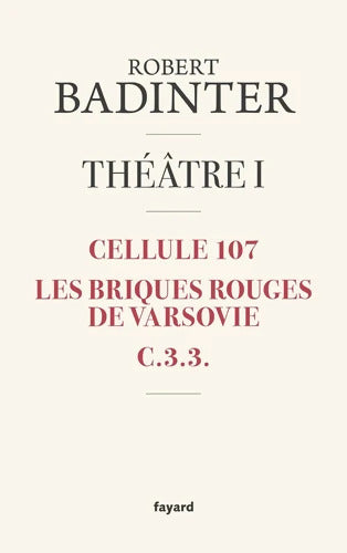 Théâtre I - Robert Badinter - Livre