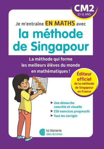 Je m'entraîne en maths avec la méthode de Singapour - CM2 - Marshall Cavendish - Livre