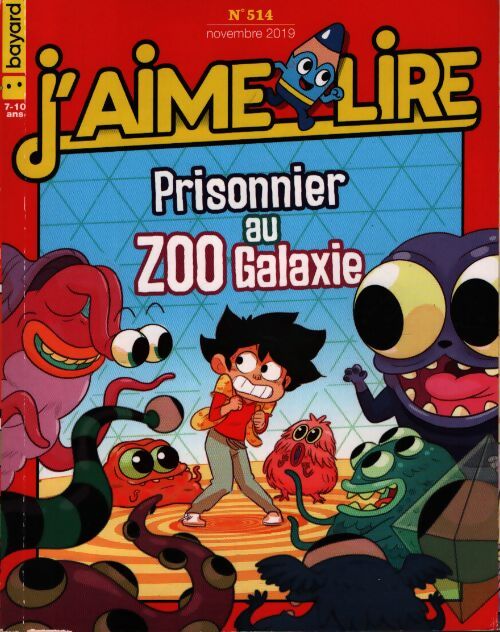 J'aime lire n°514 : Prisonnier au zoo Galaxie - Collectif - Livre