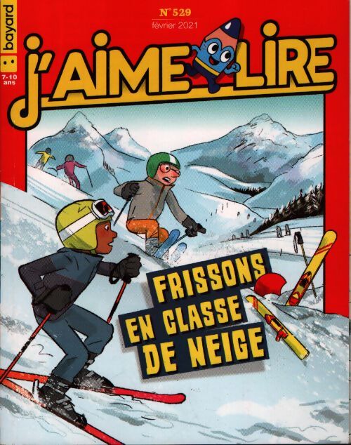 J'aime lire n°529 : Frissons en classe de neige - Collectif - Livre