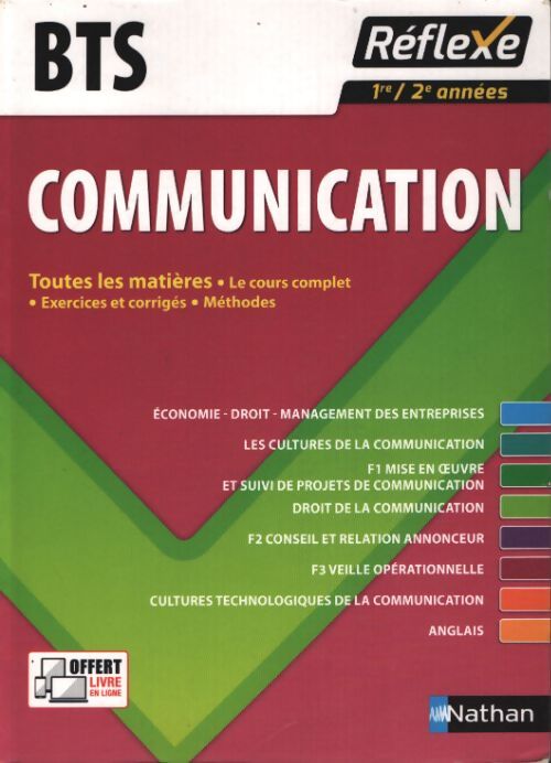 Toutes les matières - BTS communication - Marie-Ange Aitammar - Livre