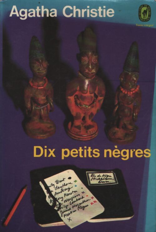 Dix petits nègres - Agatha Christie - Livre