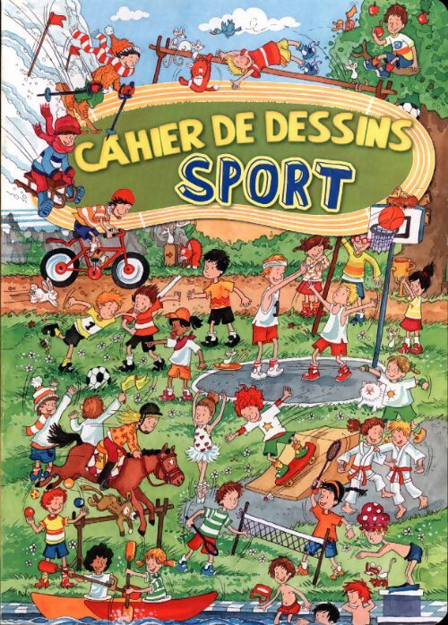 Cahier de dessins sport - Collectif - Livre