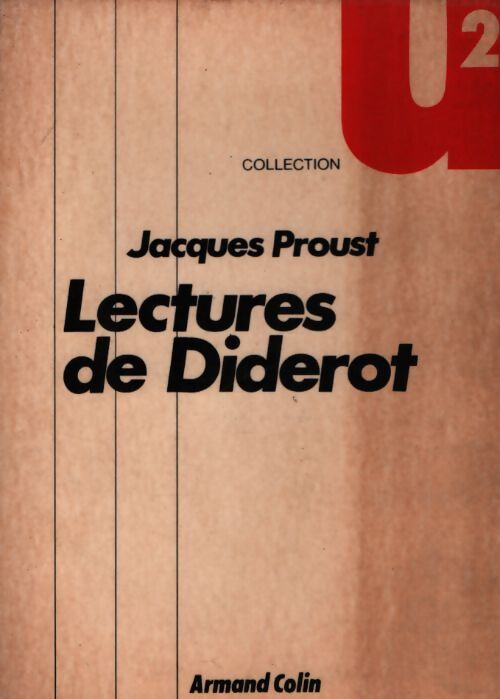 Lectures de Diderot - Jacques Proust - Livre