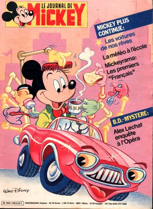 Le journal de Mickey n°1788 - Collectif - Livre