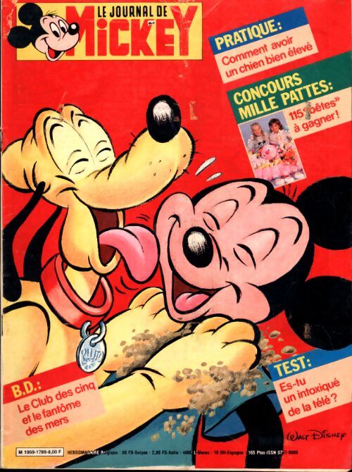 Le journal de Mickey n°1789 - Collectif - Livre