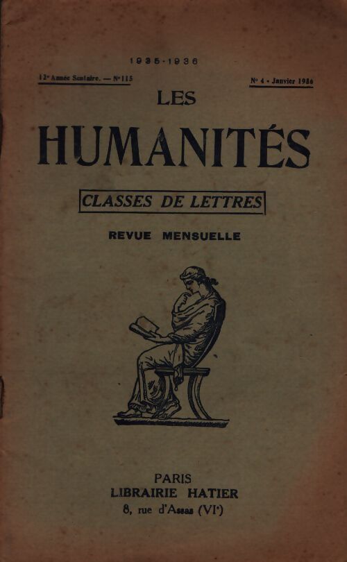 Les humanités. Classes de lettres n°115 - Collectif - Livre