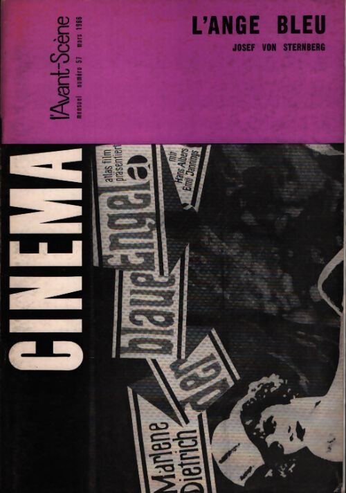 L'avant Scène Cinéma n°57 : L'ange bleu - Collectif - Livre